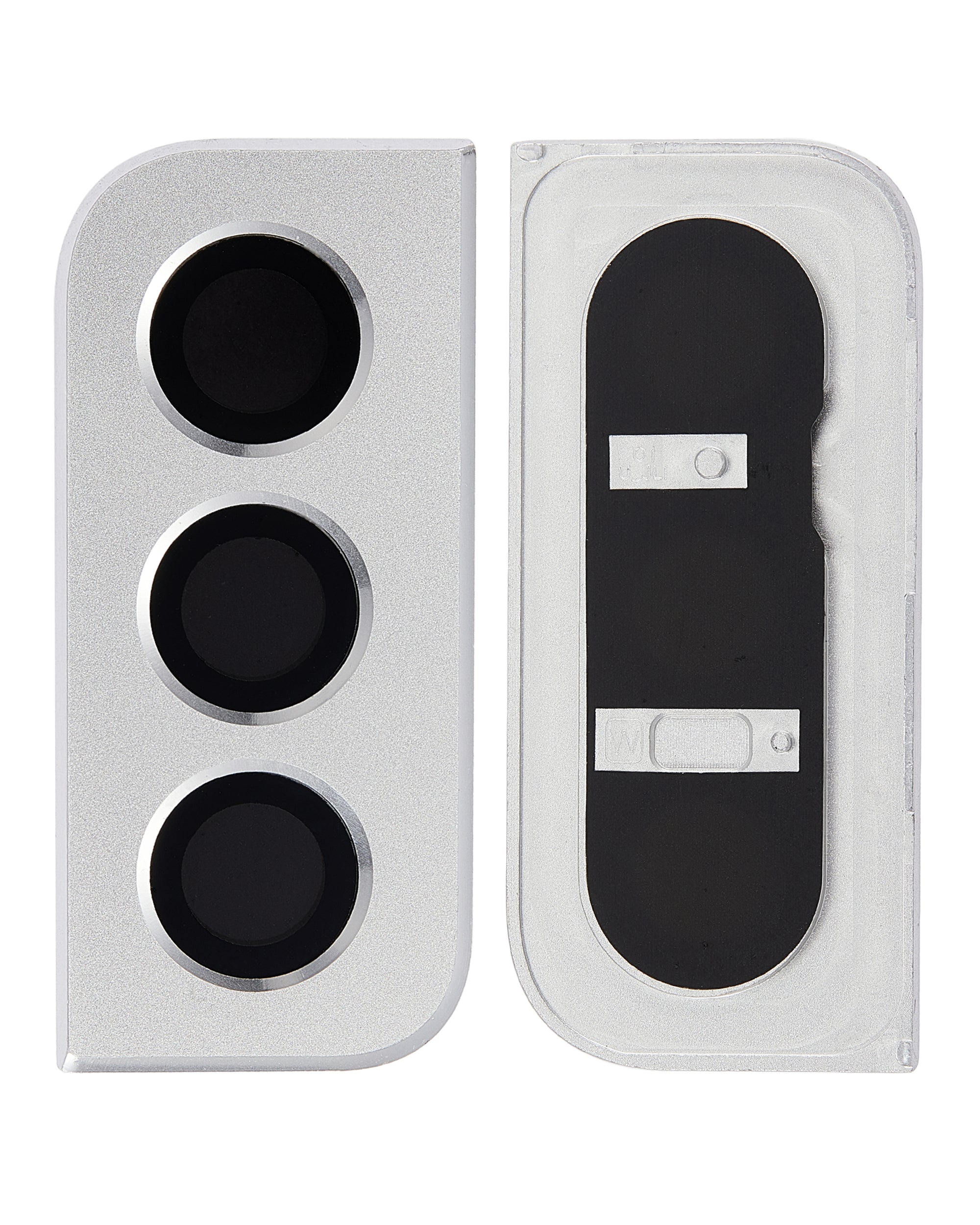 Rear Camera Lens with Cover and Decorative Ring for Samsung Galaxy S21 5G (Phantom White)