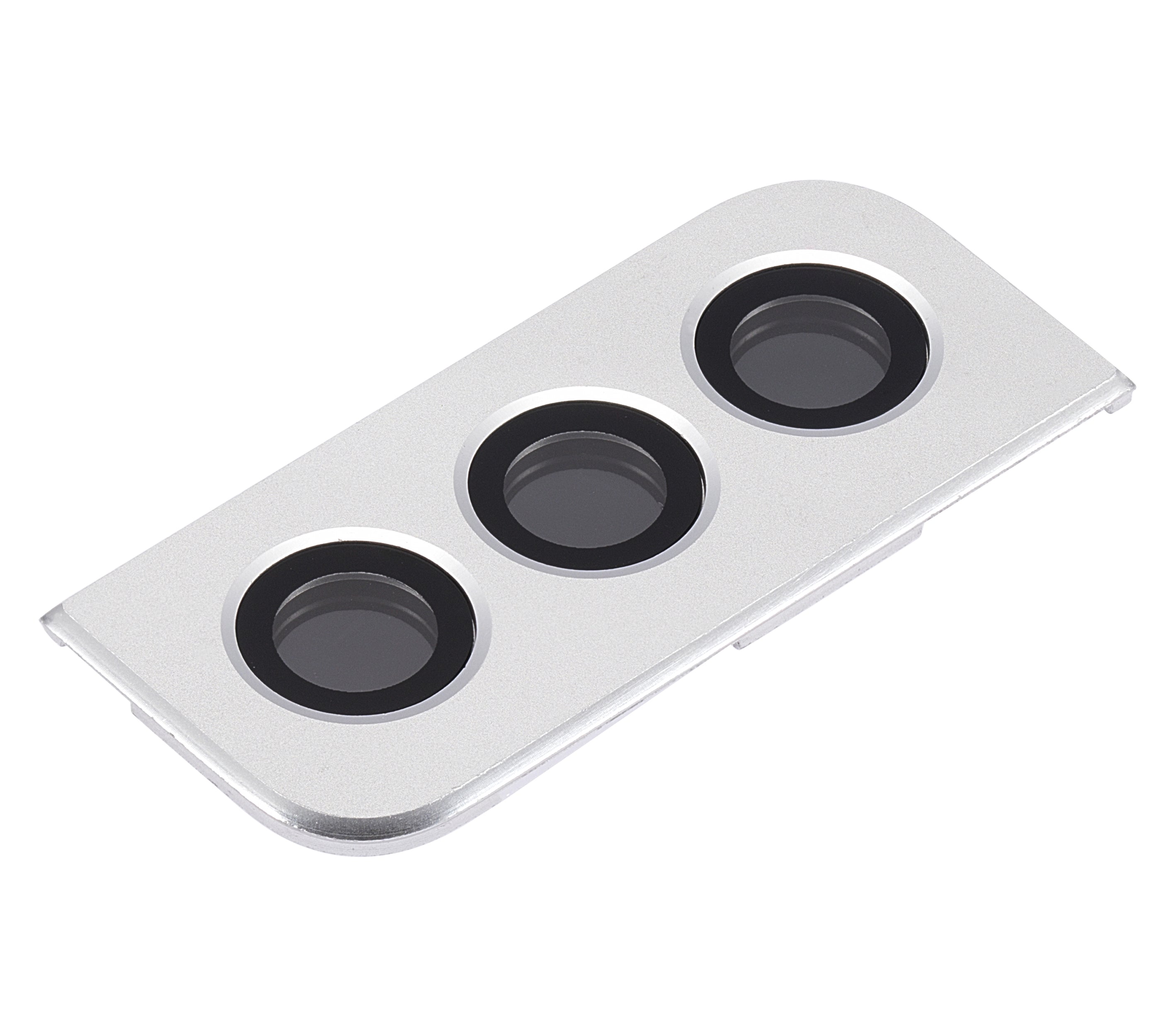 Rear Camera Lens with Cover and Decorative Ring for Samsung Galaxy S21 5G (Phantom White)