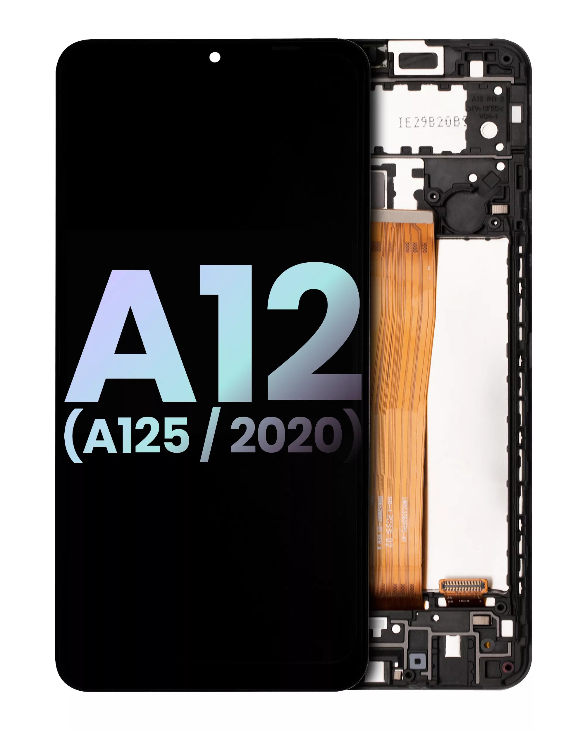 LCD Display with Frame for Samsung Galaxy A12 (A125 / 2020) (Service Pack) (All Colors)