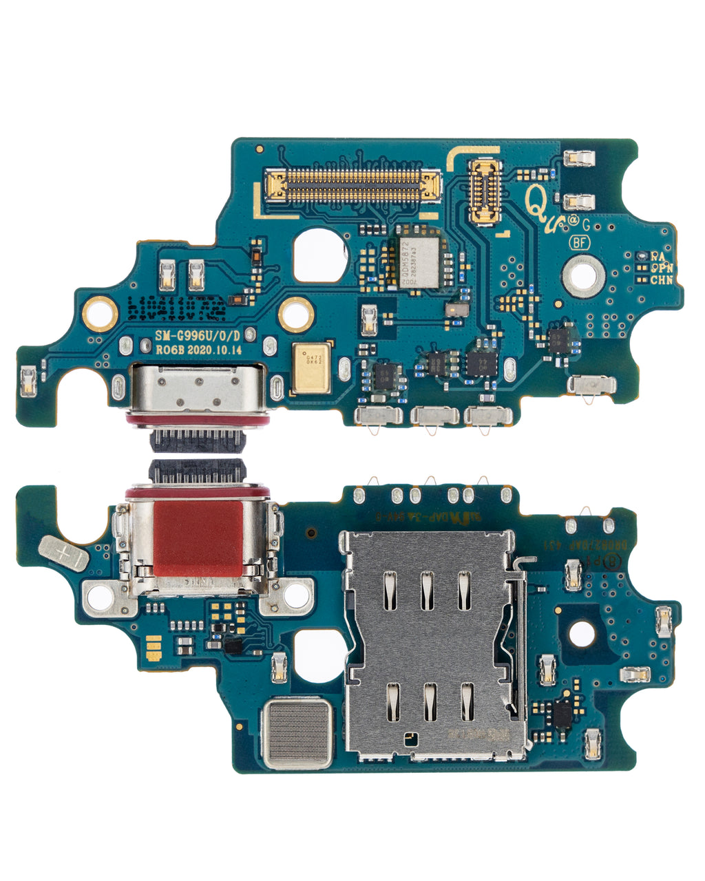 Ladebuchse Board mit Sim Card Reader für Samsung Galaxy S21 Plus (G996U) (US-Version) (Service Pack)