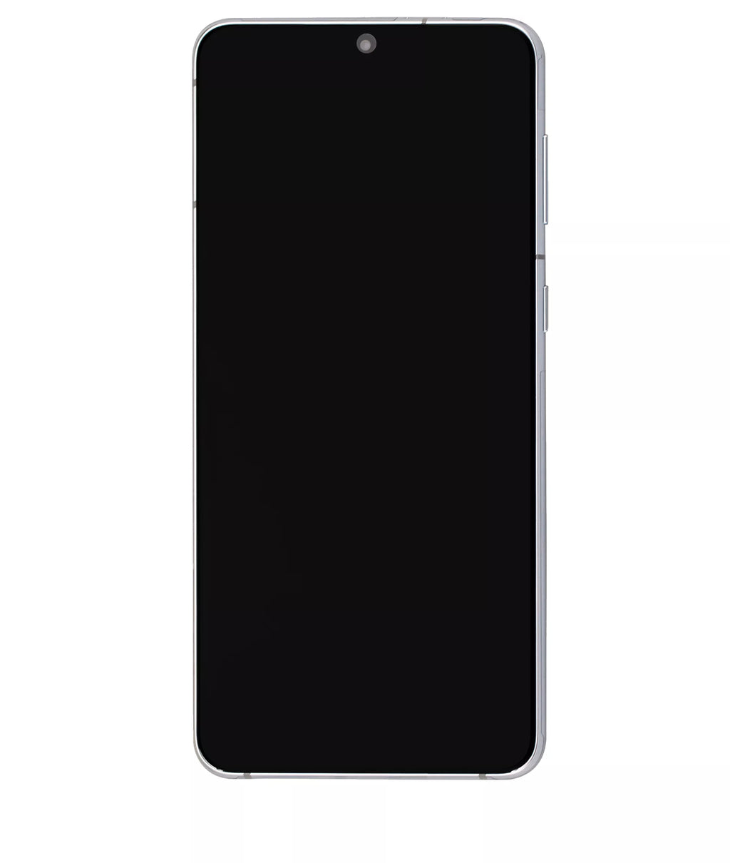 OLED-Display mit Rahmen für Samsung Galaxy S21 Plus Service Pack Phantom Silver