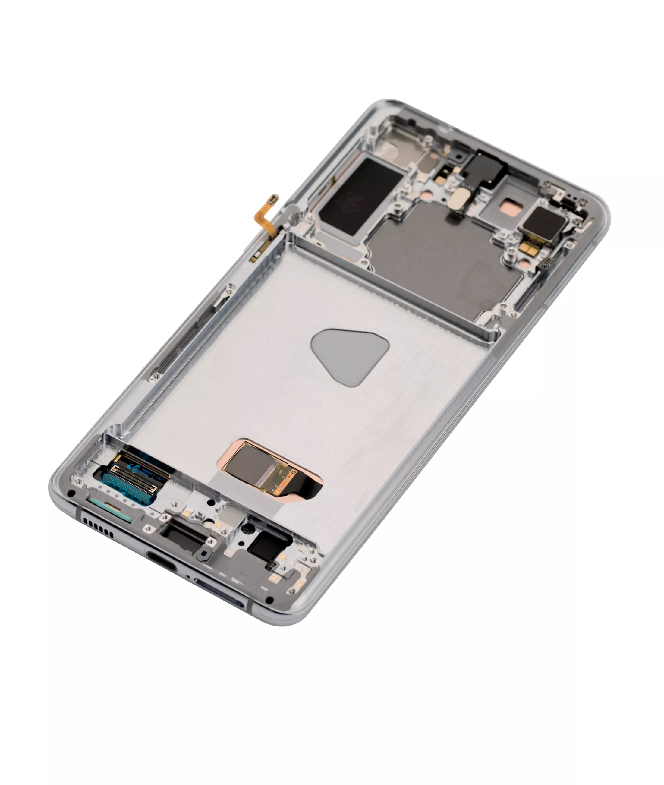 OLED-Display mit Rahmen für Samsung Galaxy S21 Plus Service Pack Phantom Silver