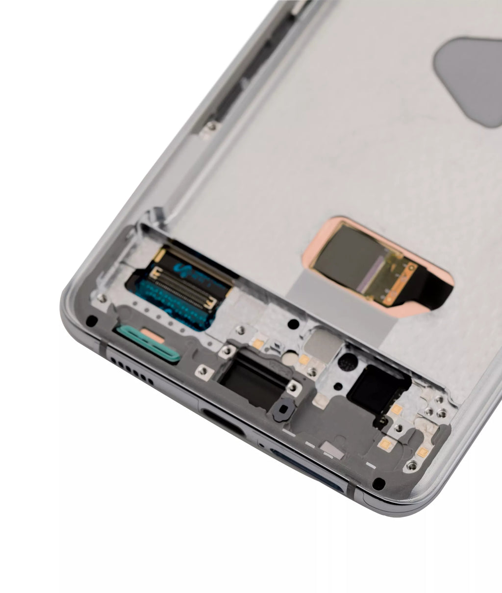 OLED-Display mit Rahmen für Samsung Galaxy S21 Plus Service Pack Phantom Silver