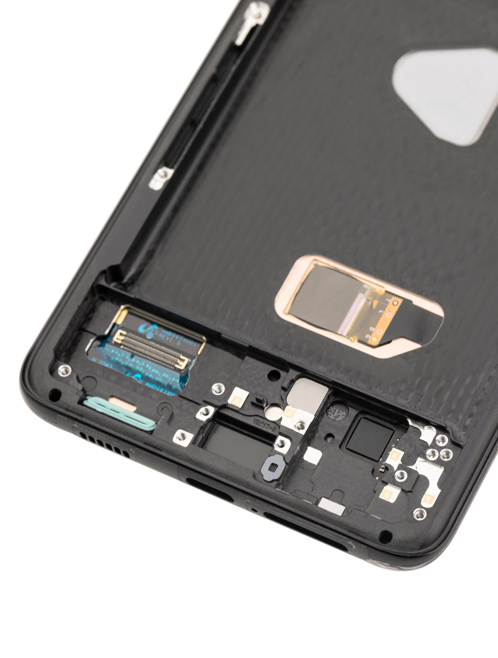 OLED-Display m. Rahmen für Samsung Galaxy S21+ 5G Refurbished Phantom Black