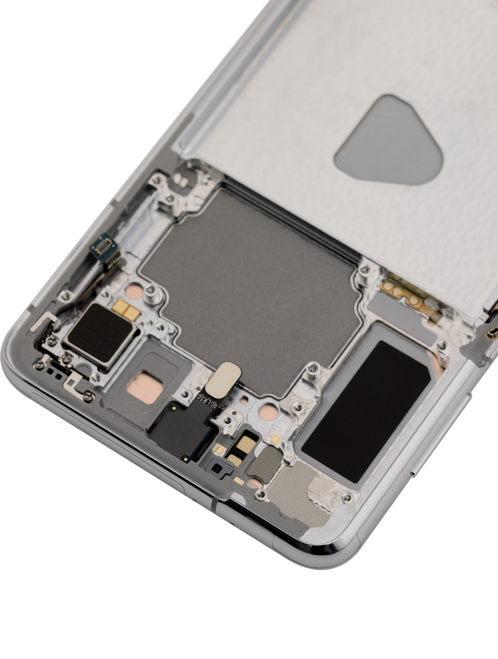 OLED-Display mit Rahmen für Samsung Galaxy S21+ (Refurbished) (Phantom Silver)