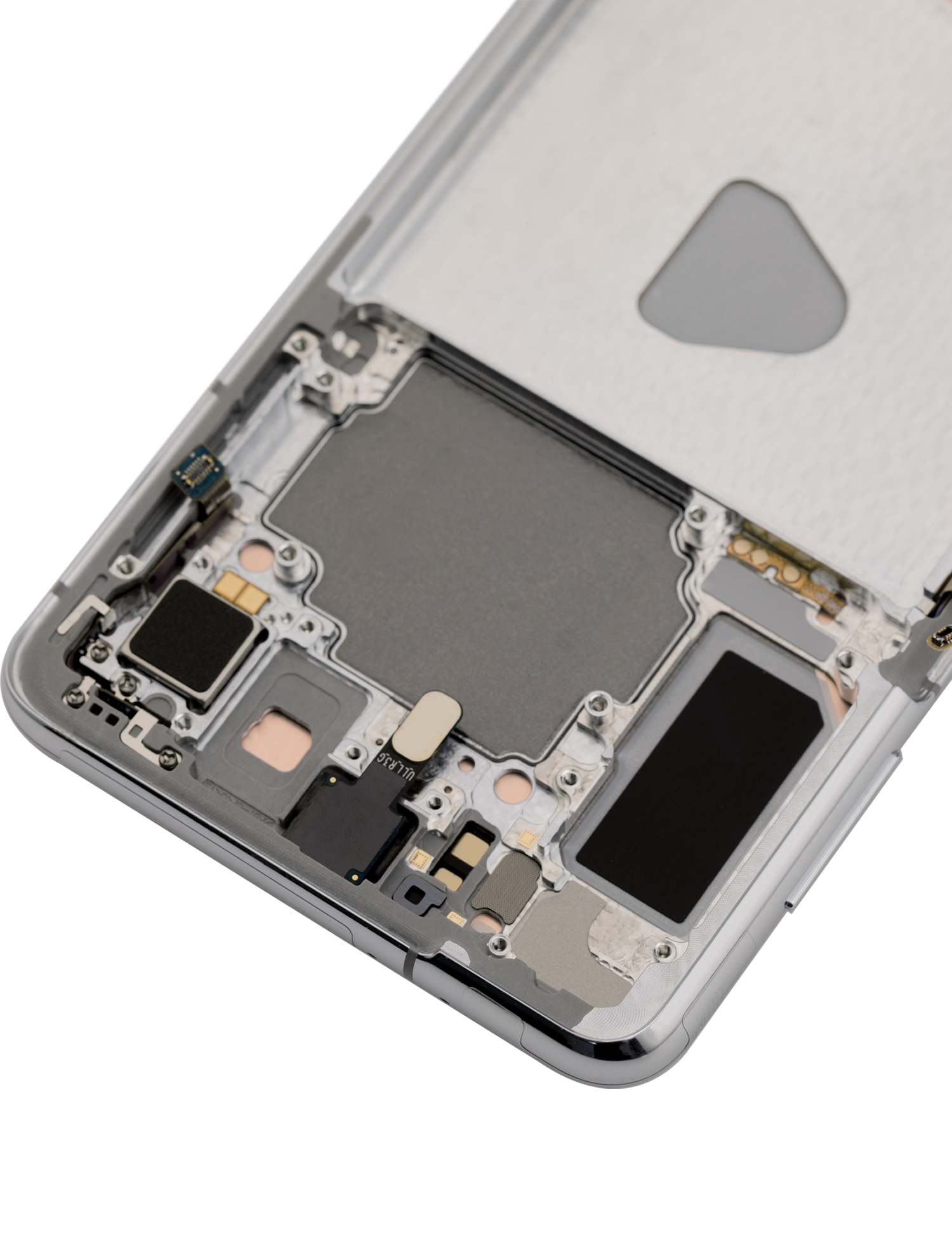 OLED-Display mit Rahmen für Samsung Galaxy S21+ (Refurbished) (Phantom Silver)