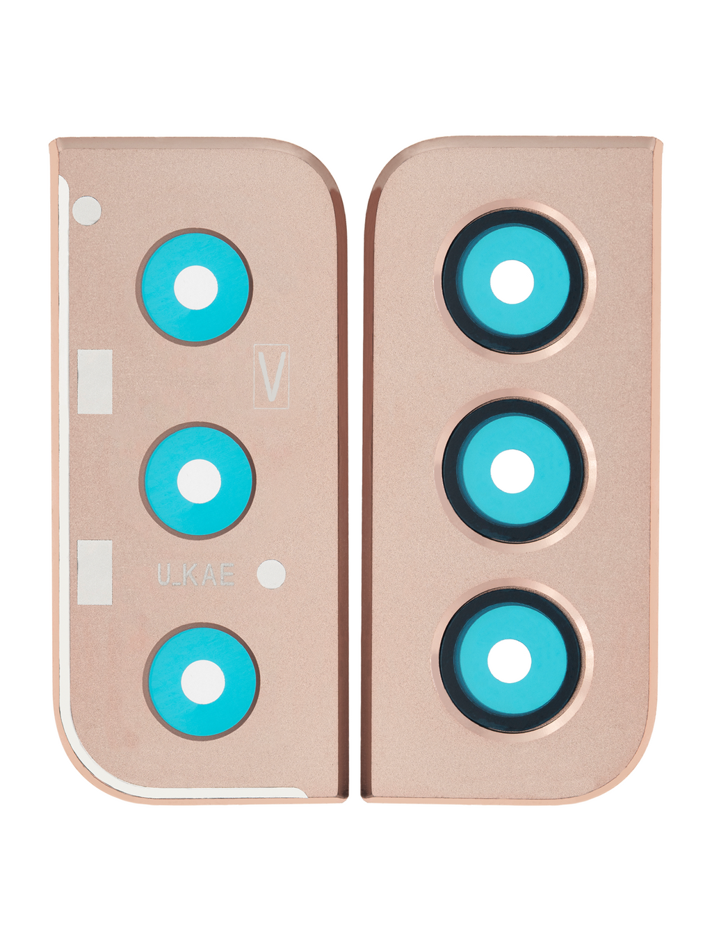 Kameralinse hinten mit Bezel Ring für Samsung Galaxy S21 Plus (Phantom Gold)