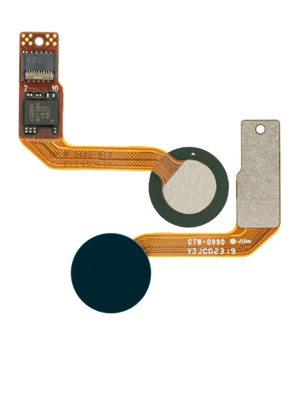 Fingerabdruckleser mit Flex-Kabel für Huawei Nova 5i Pro (Emerald Green)