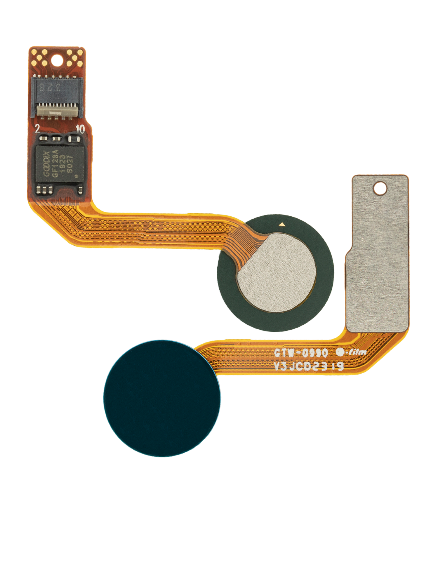 Fingerabdruckleser mit Flex-Kabel für Huawei Nova 5i Pro (Emerald Green)