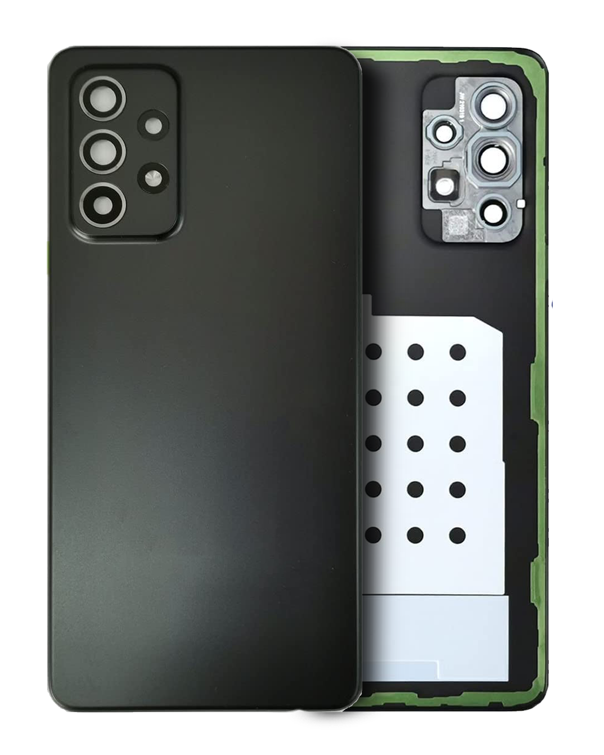 Glass Back Cover for Samsung Galaxy A52 5G (A526 / 2021) (Aftermarket Plus) (Awesome Black)