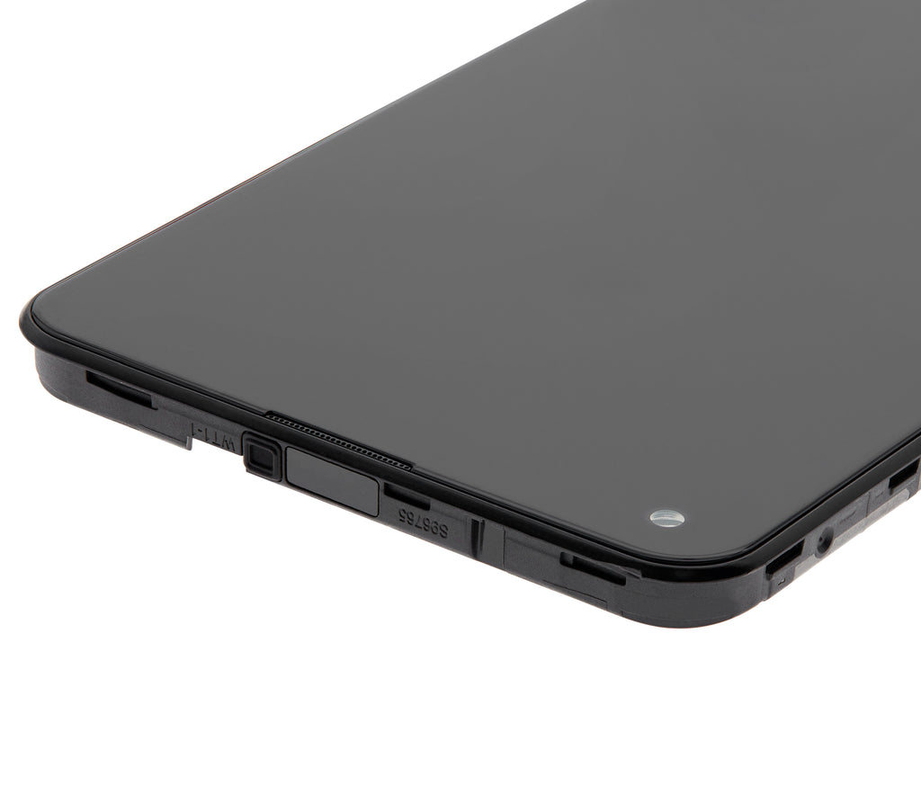 LCD-Display mit Rahmen für LG K51S (Generalüberholt, alle Farben)