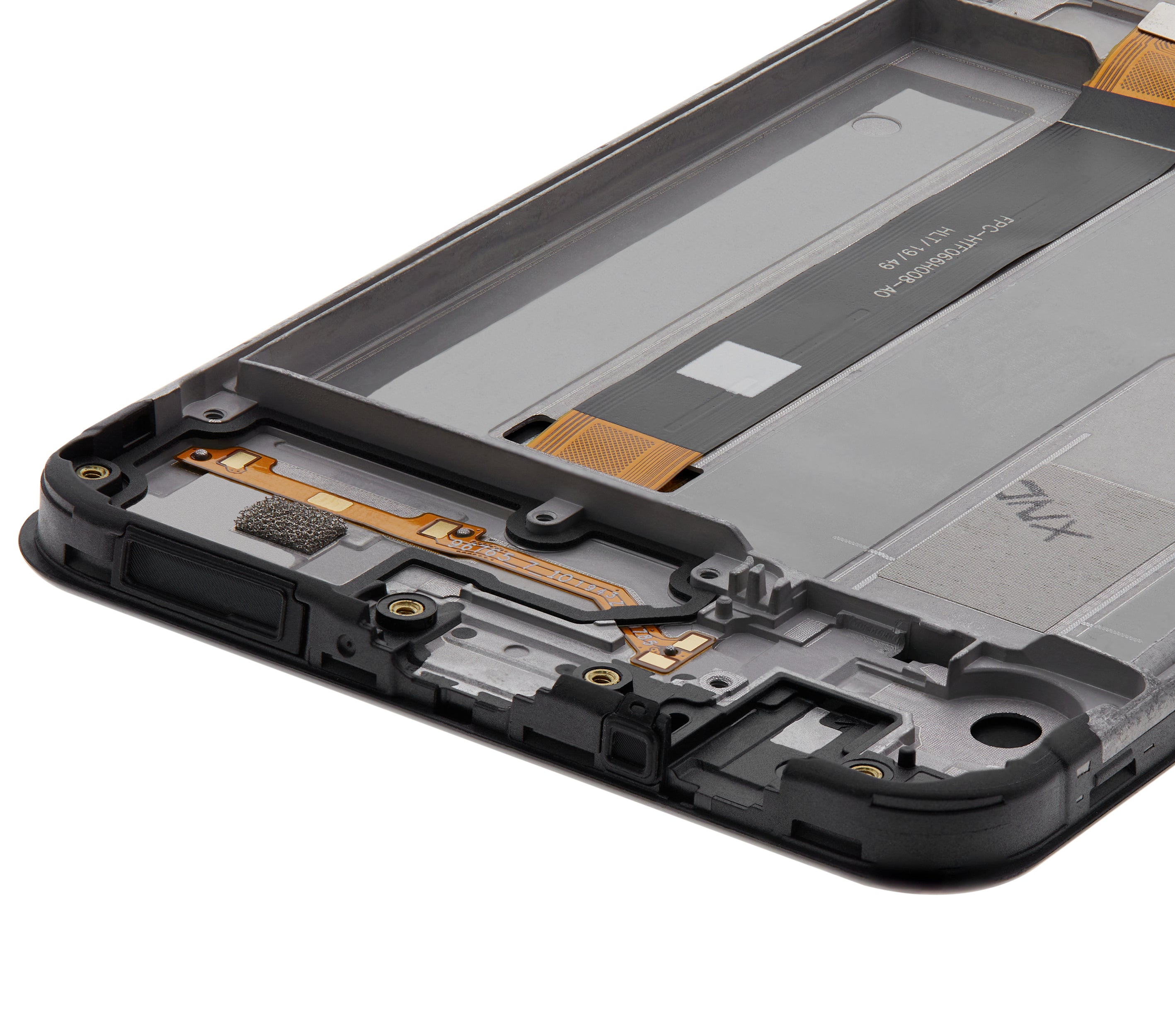 LCD-Display mit Rahmen für LG K51S (Generalüberholt, alle Farben)