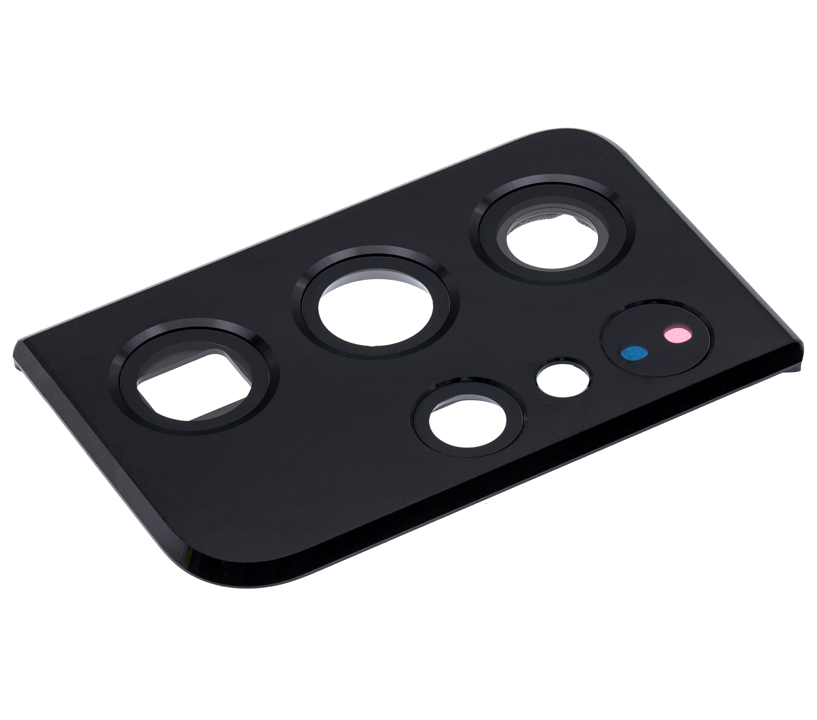 Rear Camera Lens with Cover and Bezel Ring for Samsung Galaxy S21 Ultra 5G (Phantom Black)