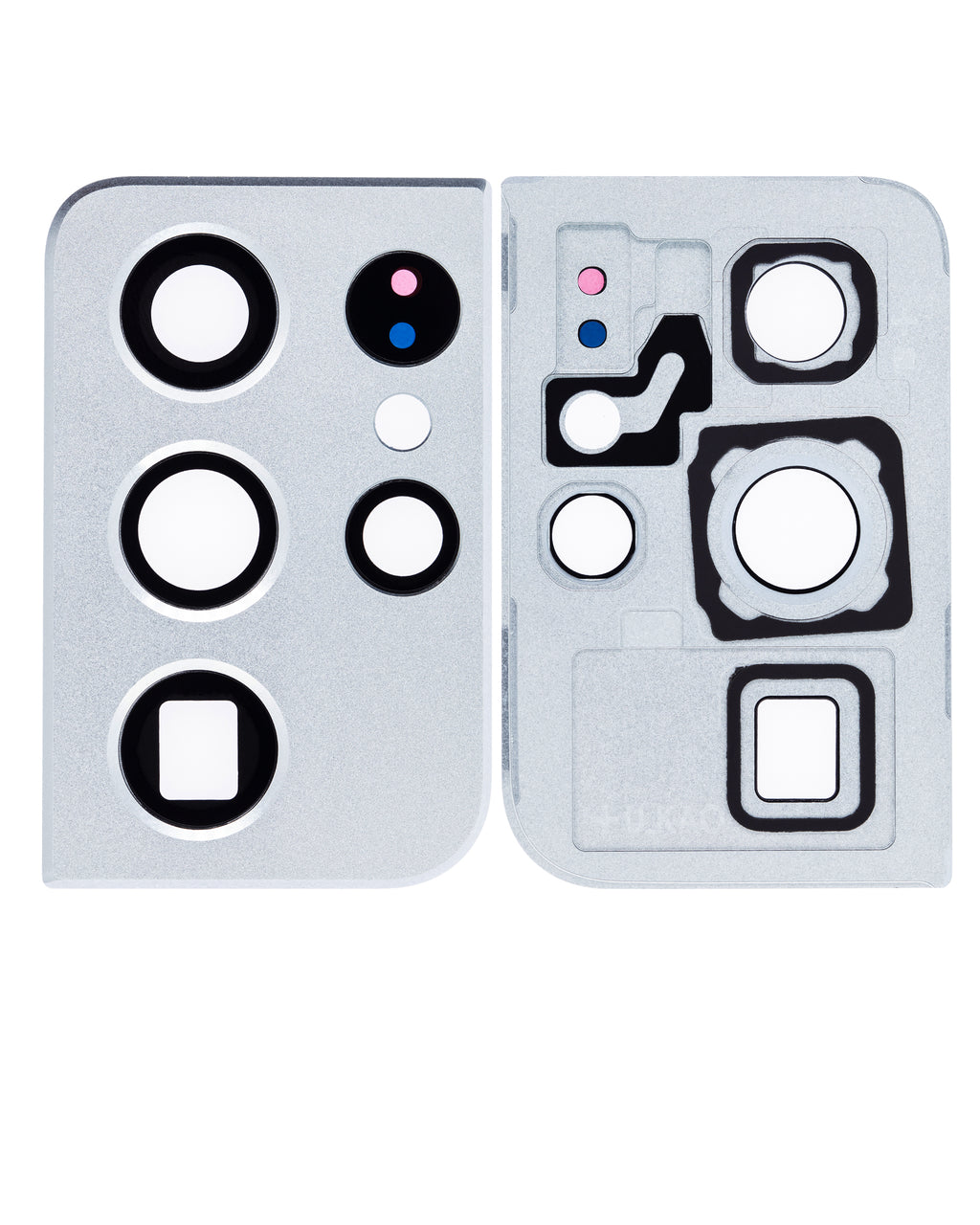 Rear Camera Lens with Bezel for Samsung Galaxy S21 Ultra (Phantom Silver)