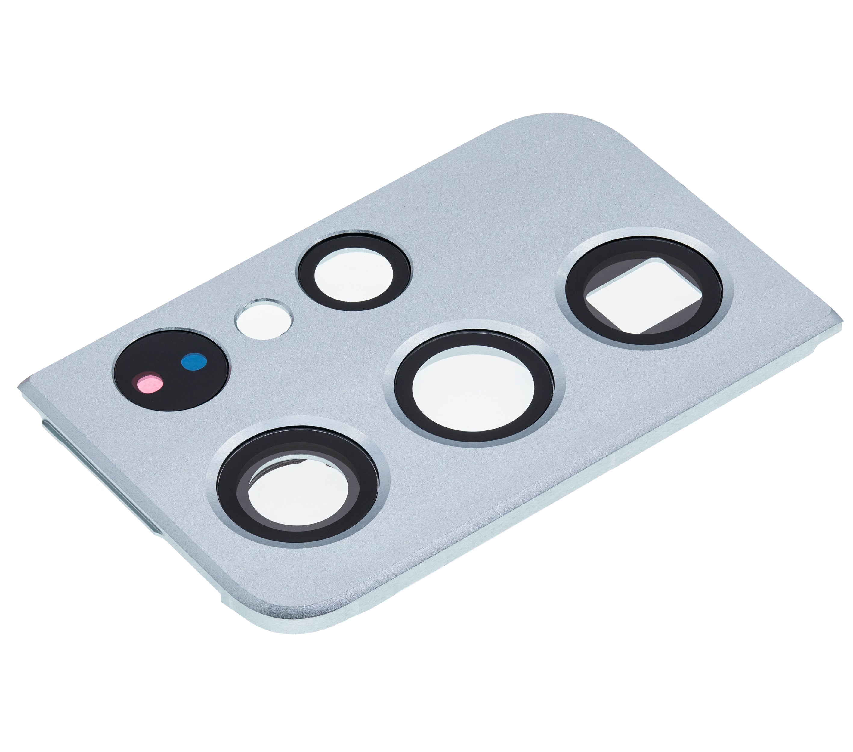 Rear Camera Lens with Bezel for Samsung Galaxy S21 Ultra (Phantom Silver)