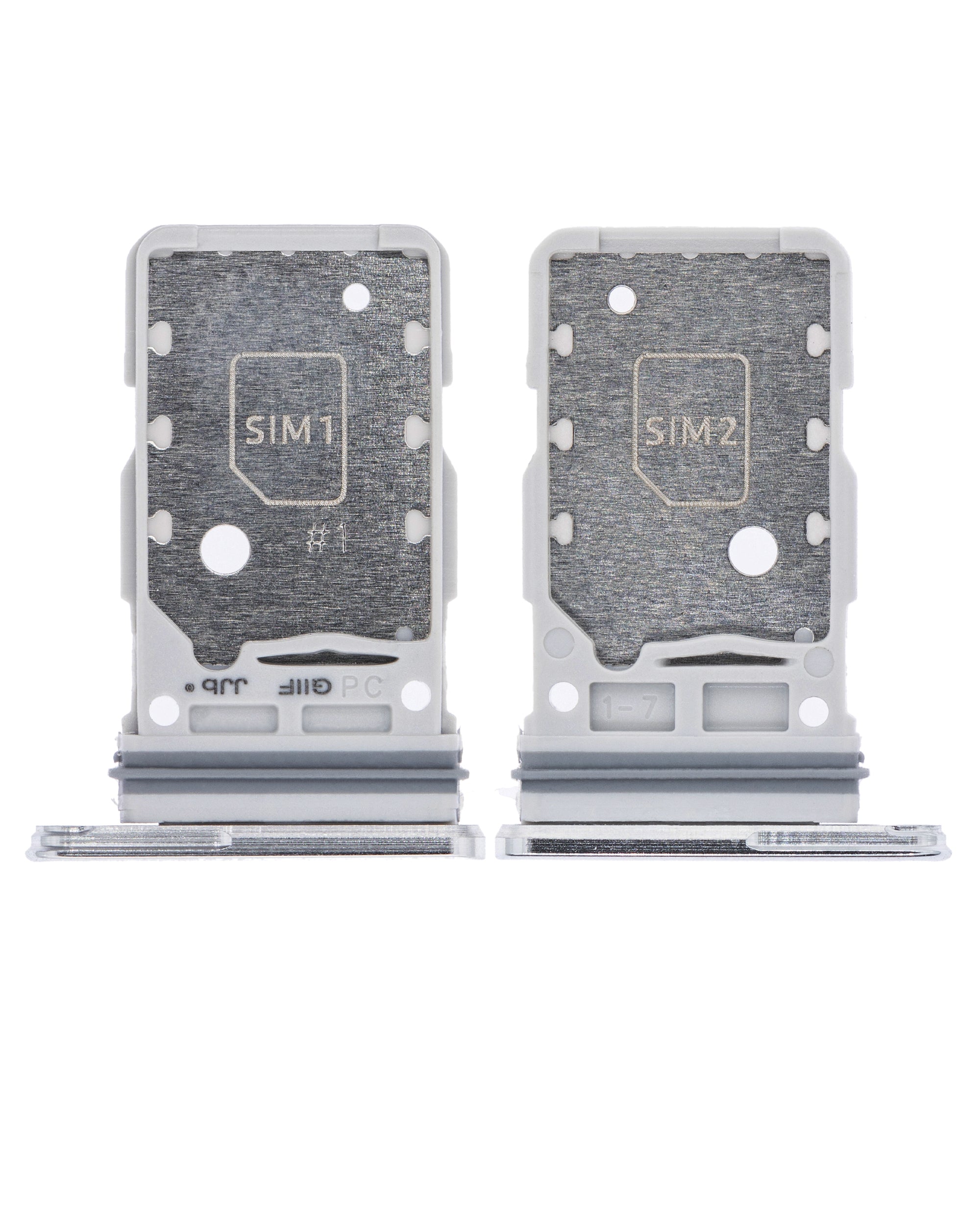 Dual SIM Card Tray for Samsung Galaxy S21 Ultra (Phantom Silver)