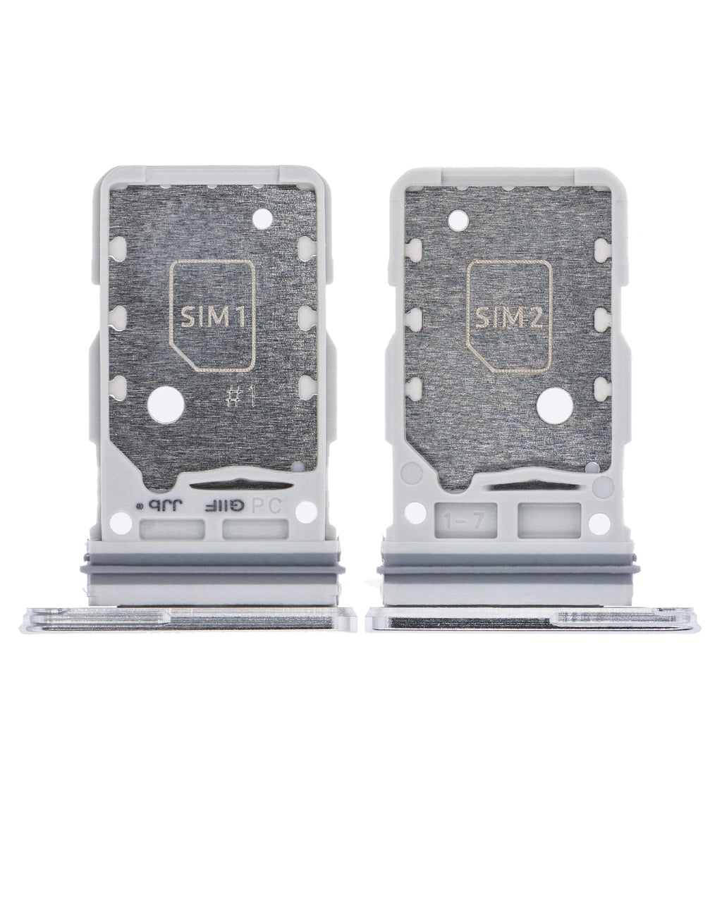 Dual SIM Card Tray for Samsung Galaxy S21 Ultra (Phantom Silver)