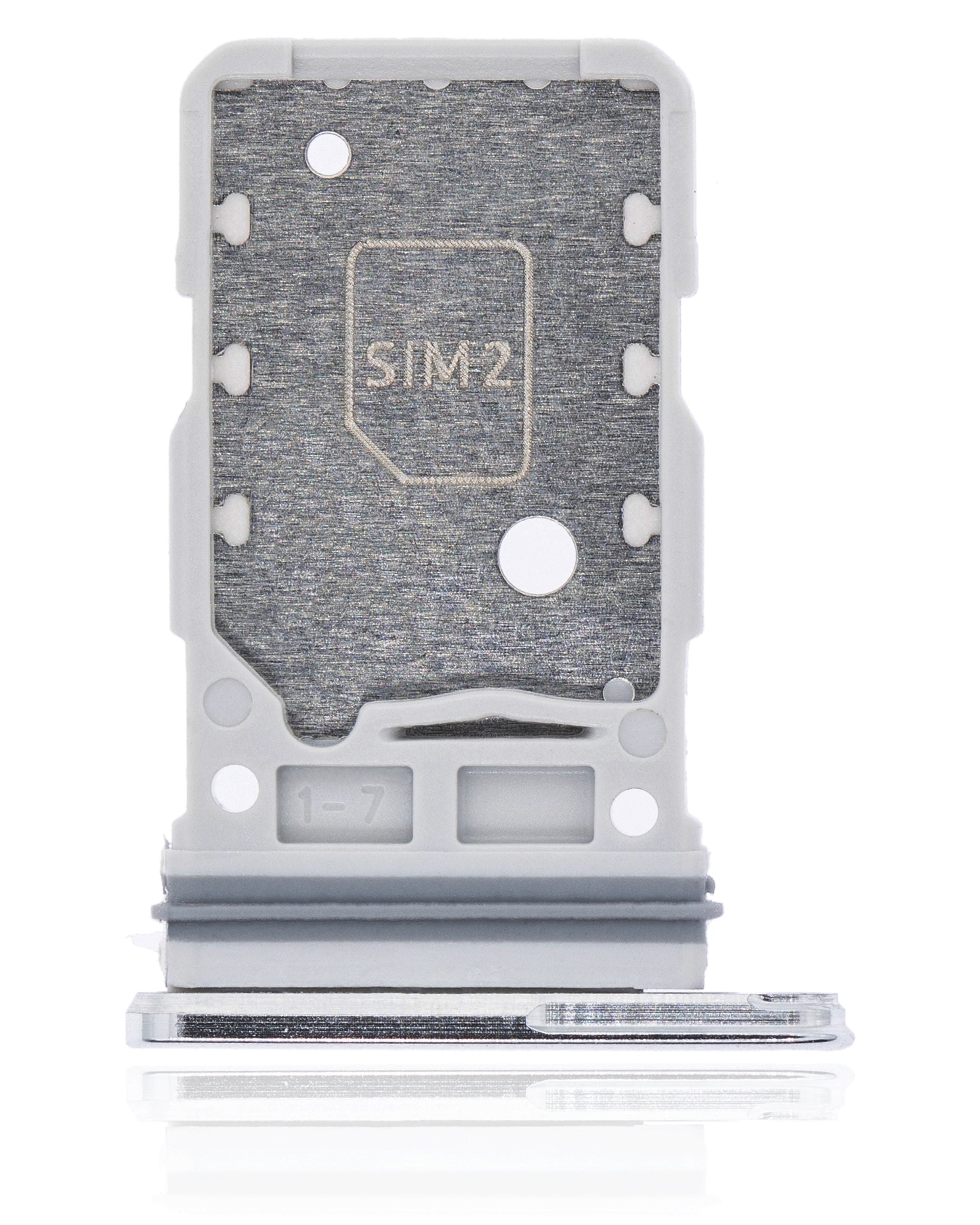 Dual SIM Card Tray for Samsung Galaxy S21 Ultra (Phantom Silver)