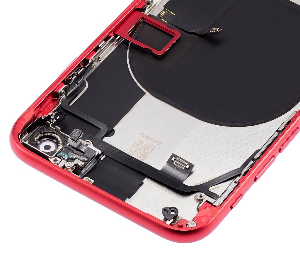 Rückseitengehäuse mit Komponenten für iPhone SE 2020 Kein Logo Aftermarket Plus