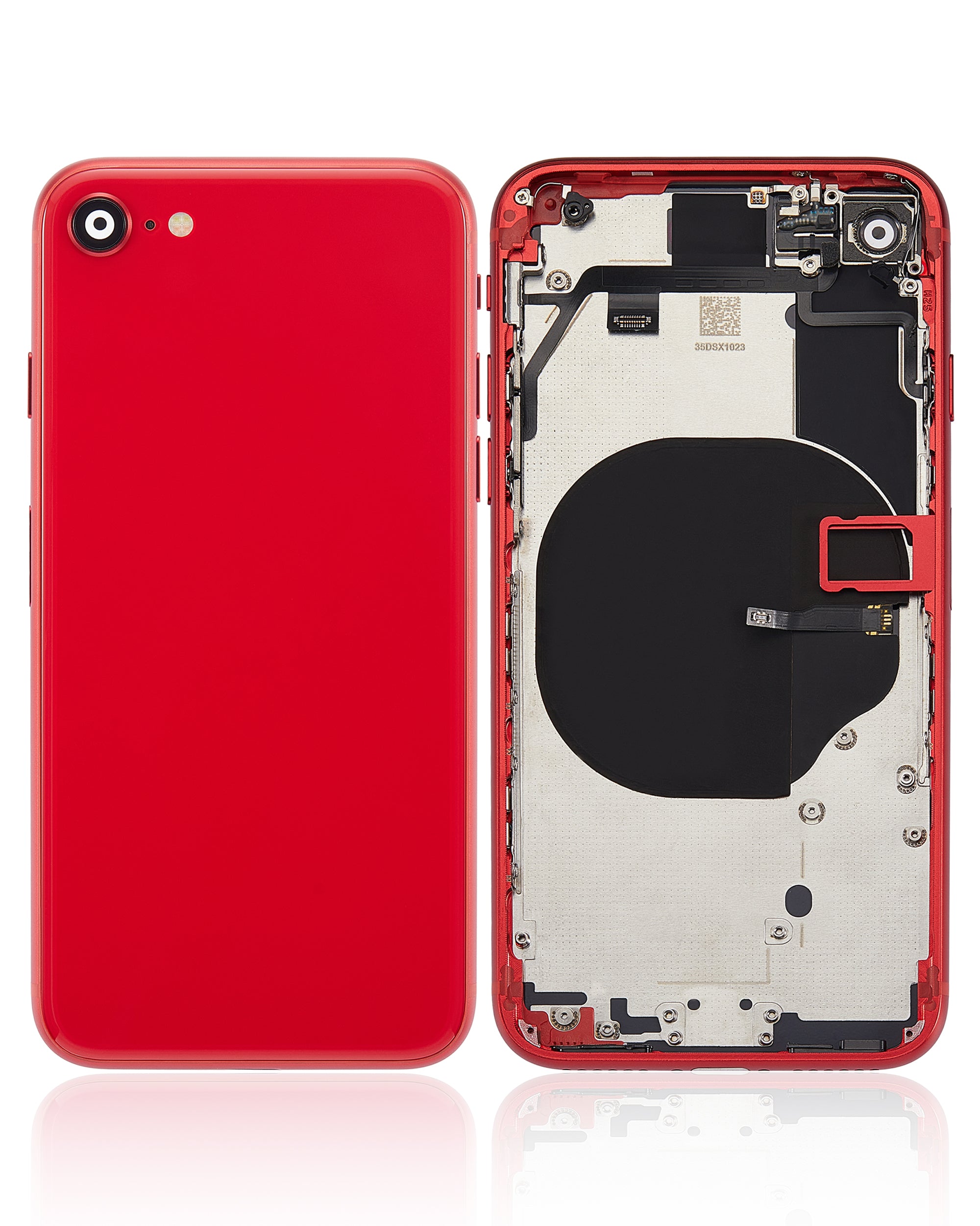 Rückseitengehäuse mit Komponenten für iPhone SE 2020 Kein Logo Aftermarket Plus