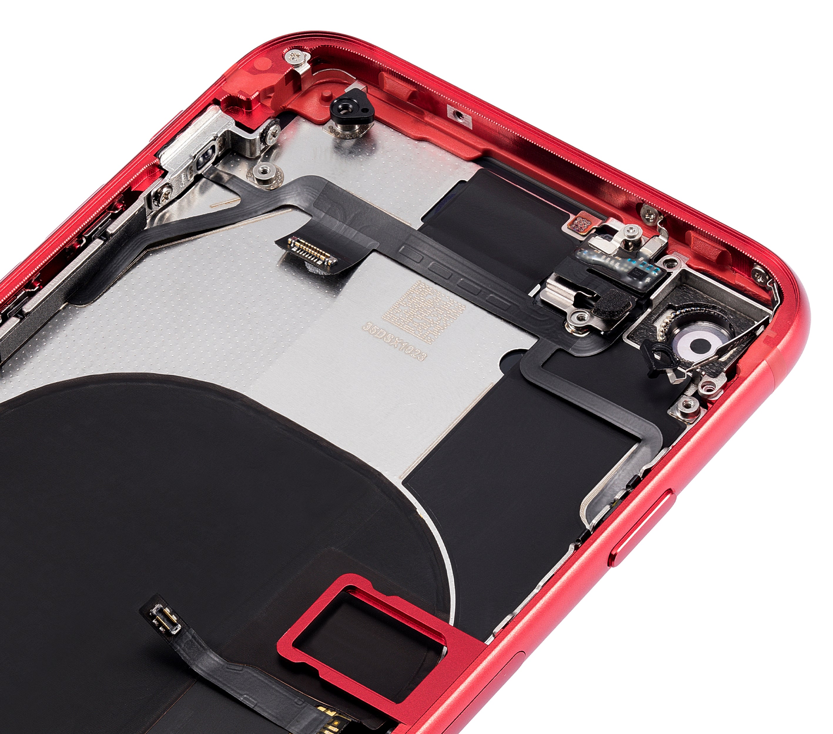 Rückseitengehäuse mit Komponenten für iPhone SE 2020 Kein Logo Aftermarket Plus
