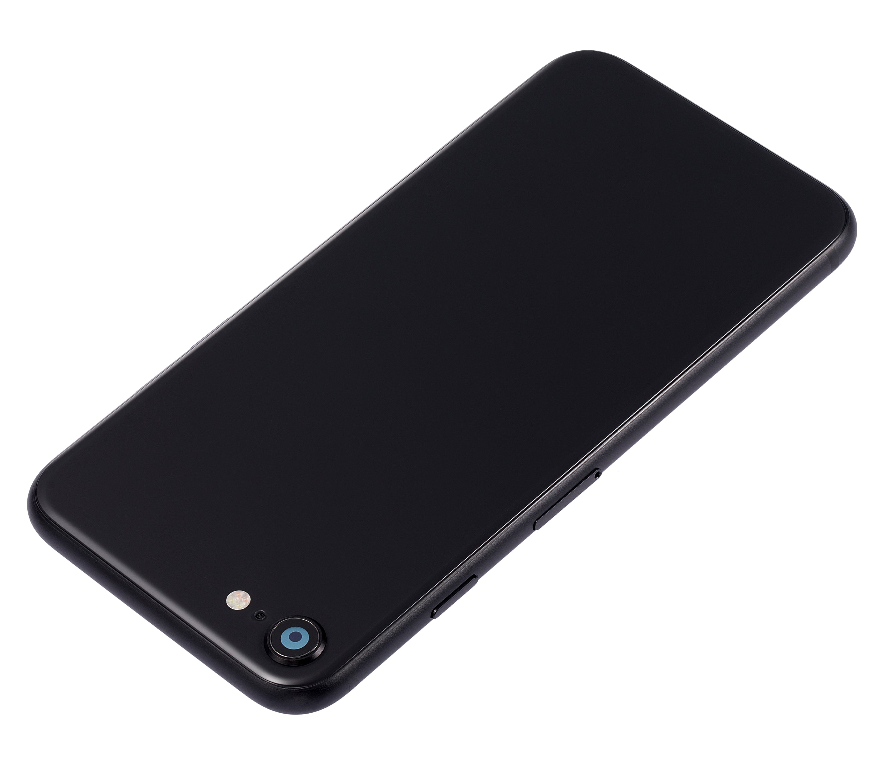 Back Cover/Frame with Pre-installed Small Parts for iPhone SE (2020) (without Logo) (Aftermarket Plus) (Black)
