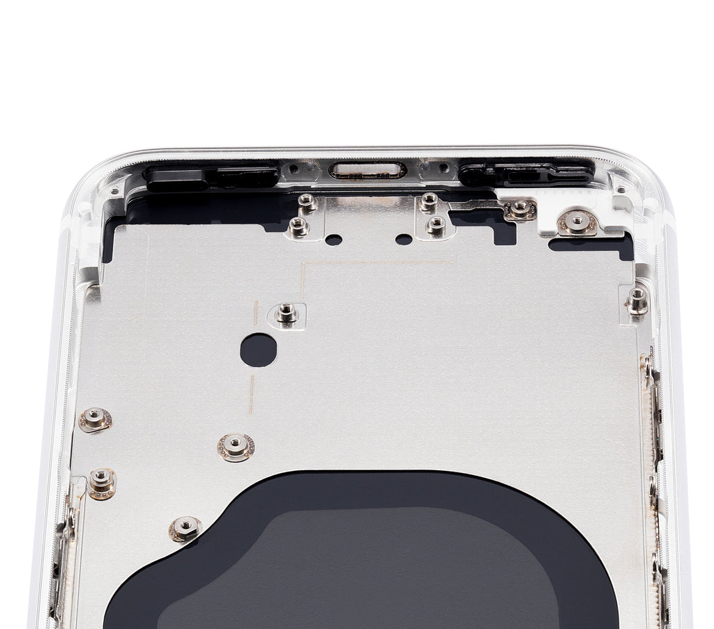Back Cover/Frame with Pre-installed Small Components for iPhone SE (2020) (No Logo) (Aftermarket Plus) (White)