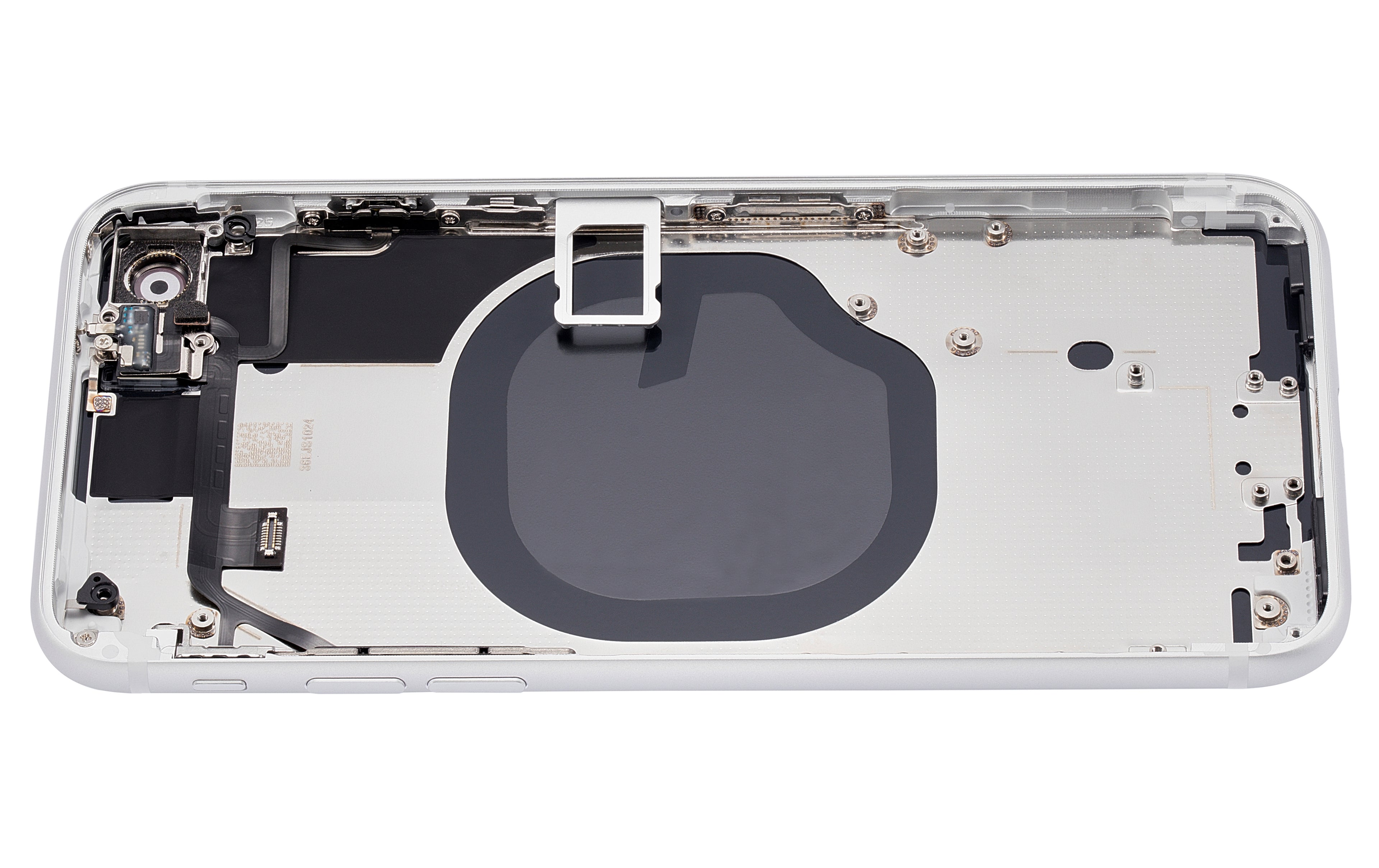 Back Cover/Frame with Pre-installed Small Components for iPhone SE (2020) (No Logo) (Aftermarket Plus) (White)