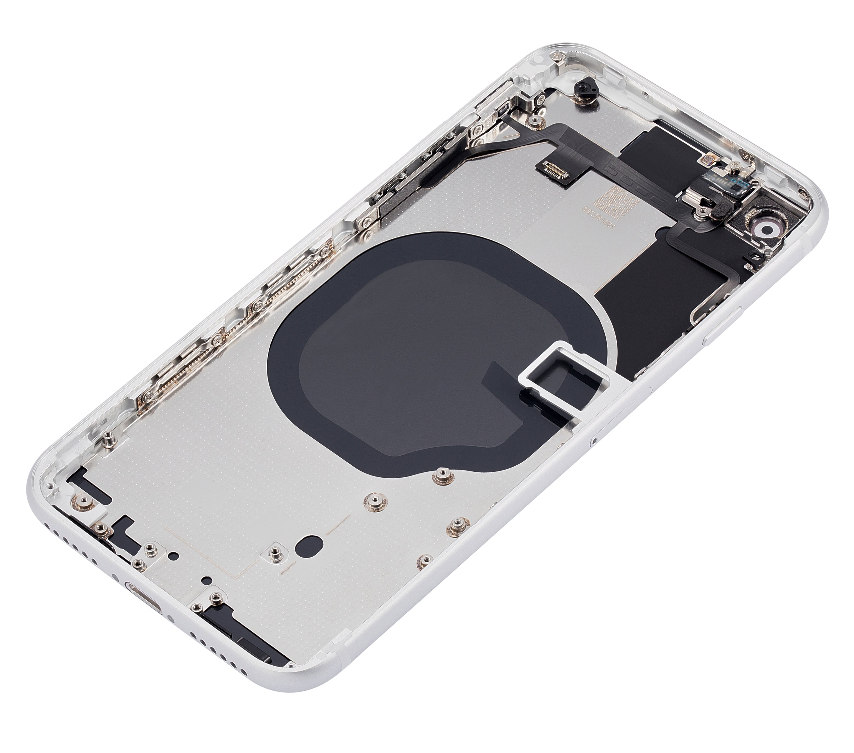 Back Cover/Frame with Pre-installed Small Components for iPhone SE (2020) (No Logo) (Aftermarket Plus) (White)