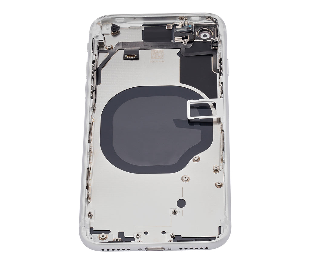 Back Cover/Frame with Pre-installed Small Components for iPhone SE (2020) (No Logo) (Aftermarket Plus) (White)