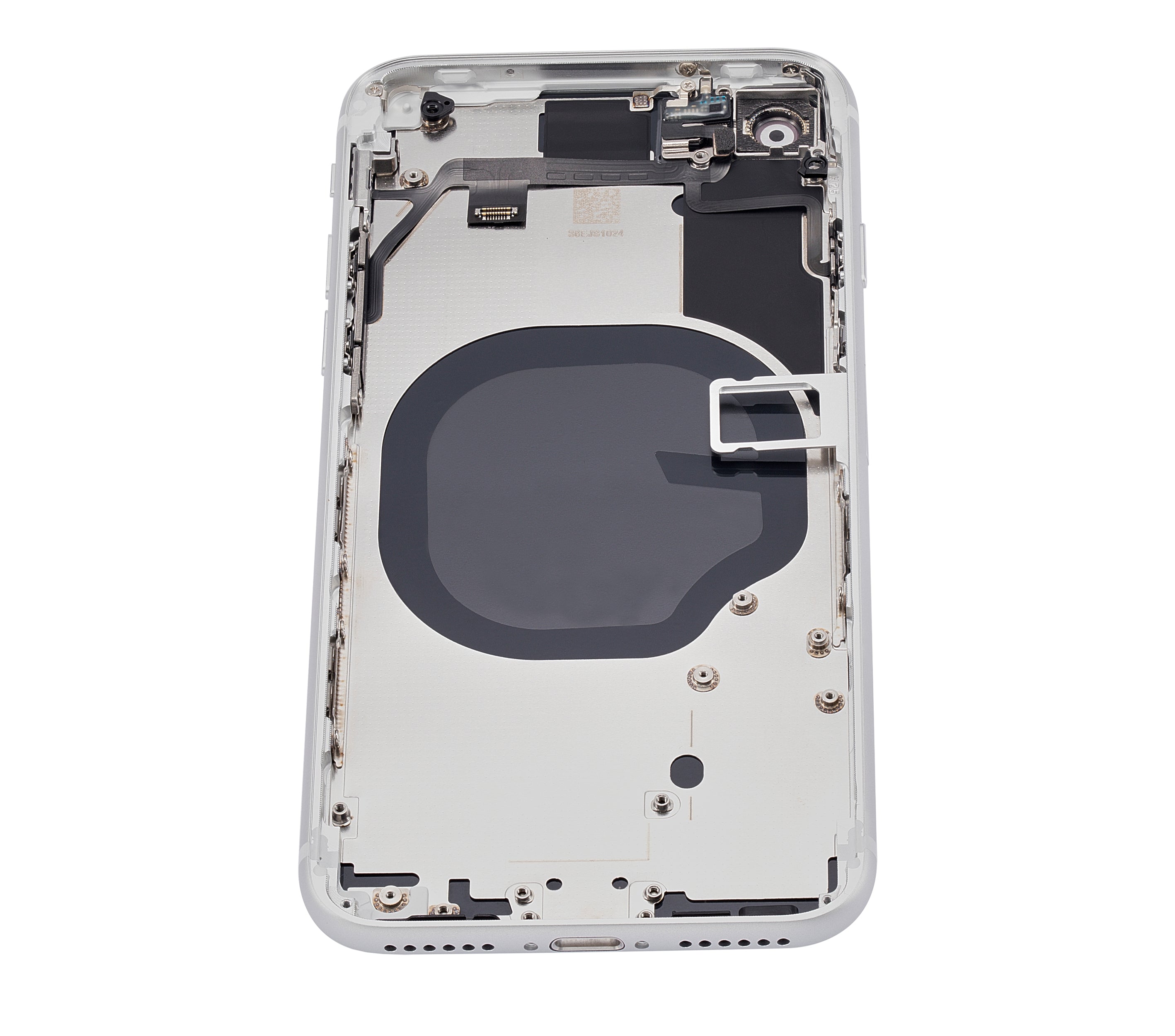 Back Cover/Frame with Pre-installed Small Components for iPhone SE (2020) (No Logo) (Aftermarket Plus) (White)