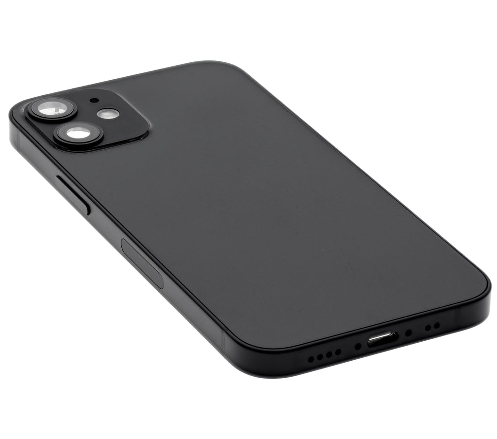 Original Apple-Ausbau A gebraucht – iPhone 12 Mini Backcover/Rahmen Schwarz