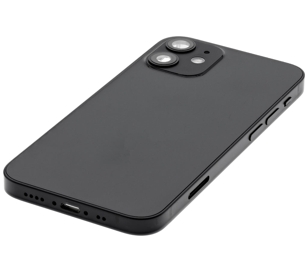 Original Apple-Ausbau A gebraucht – iPhone 12 Mini Backcover/Rahmen Schwarz