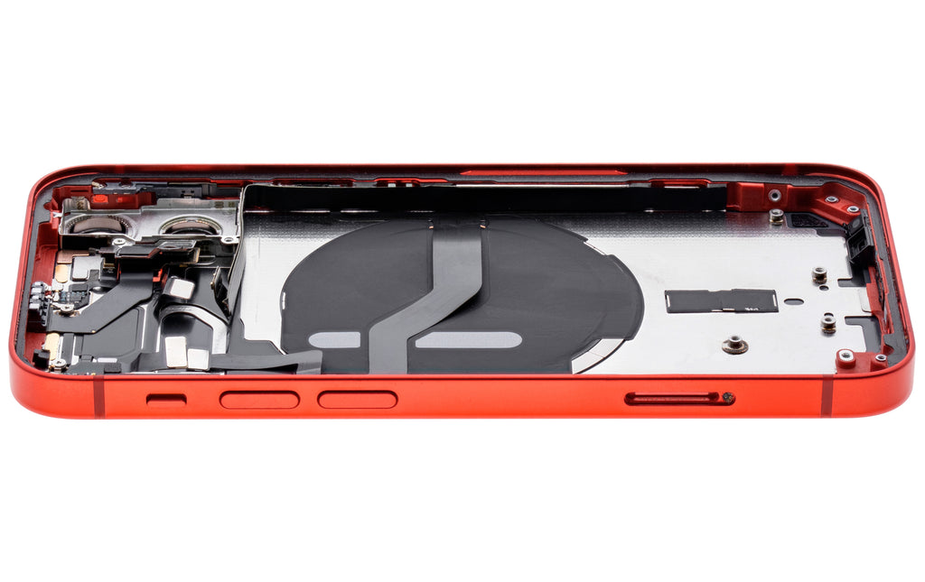 Original Apple-Ausbau C gebraucht – iPhone 12 Mini Backcover/Rahmen Rot