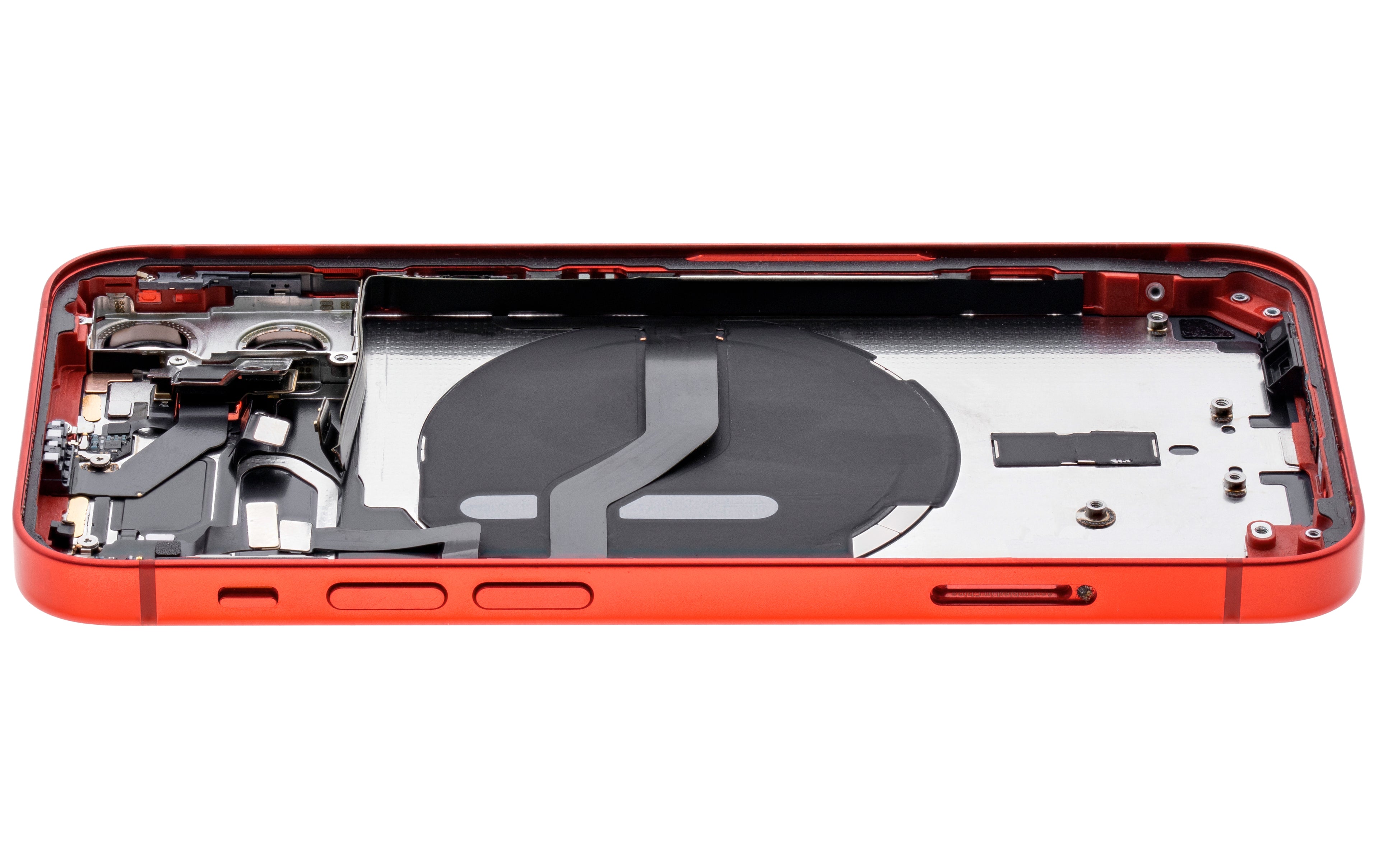 Original Apple-Ausbau C gebraucht – iPhone 12 Mini Backcover/Rahmen Rot
