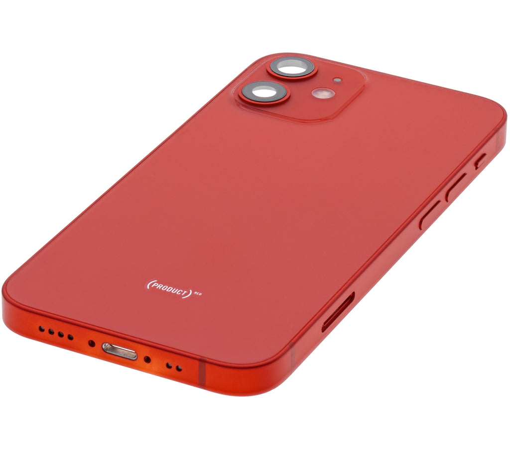 Original Apple-Ausbau C gebraucht – iPhone 12 Mini Backcover/Rahmen Rot