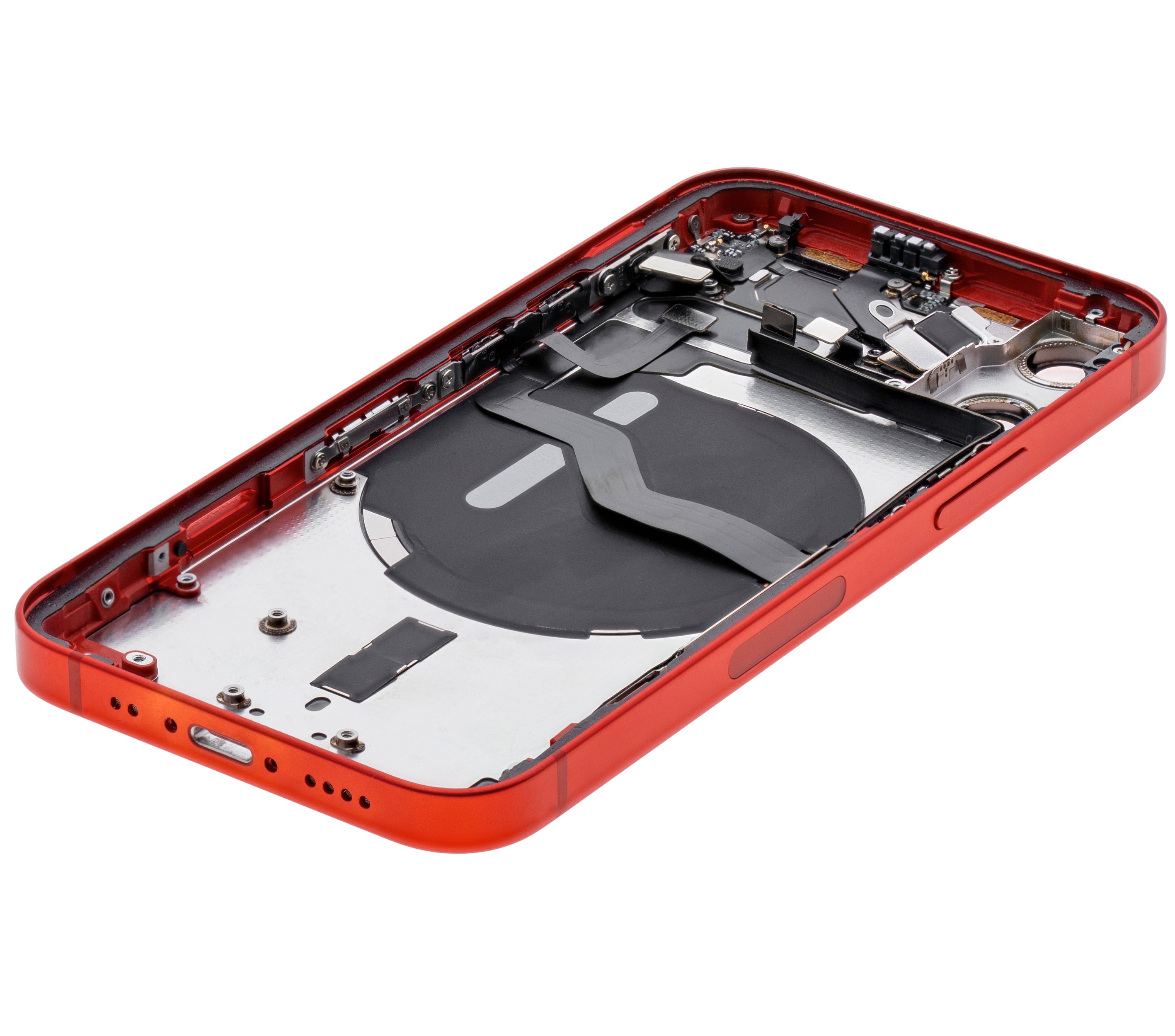 Original Apple-Ausbau C gebraucht – iPhone 12 Mini Backcover/Rahmen Rot