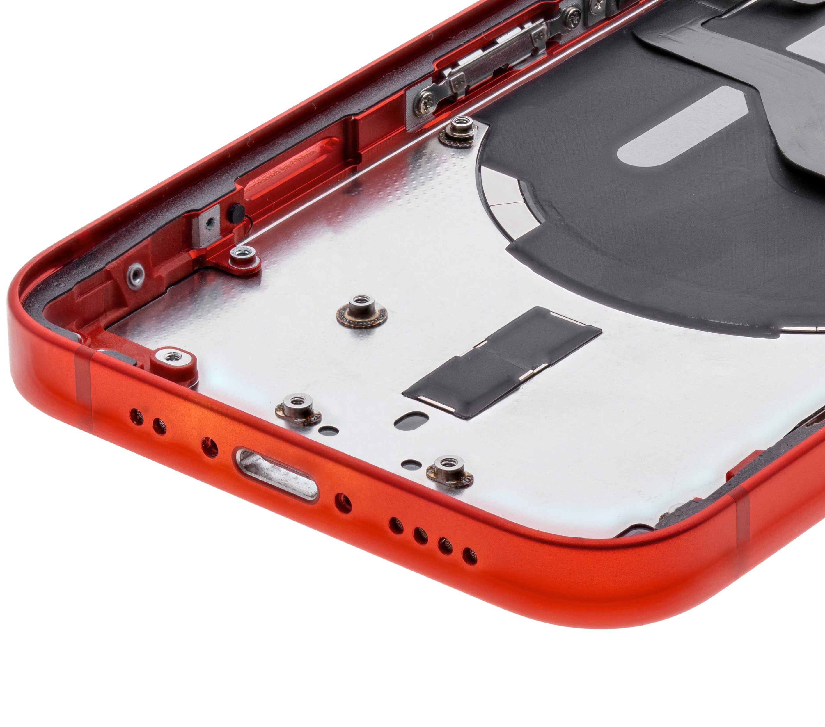 Original Apple-Ausbau C gebraucht – iPhone 12 Mini Backcover/Rahmen Rot