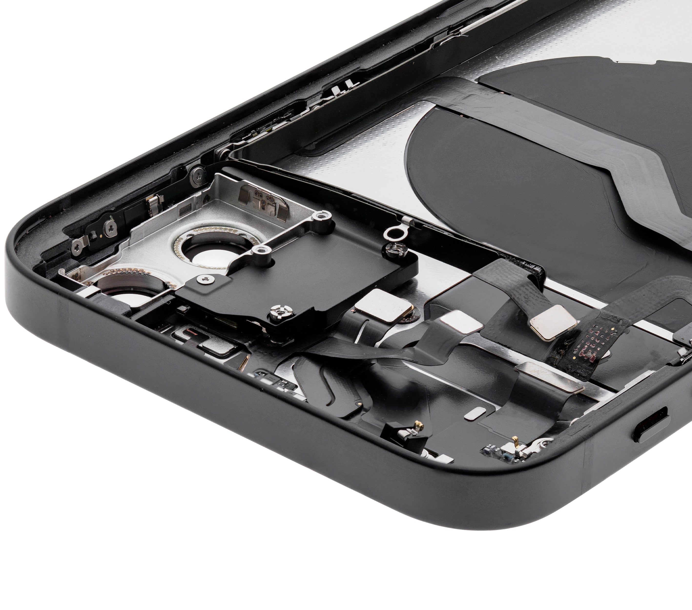Original Apple-Ausbau A gebraucht – iPhone 12 Backcover/Rahmen Schwarz