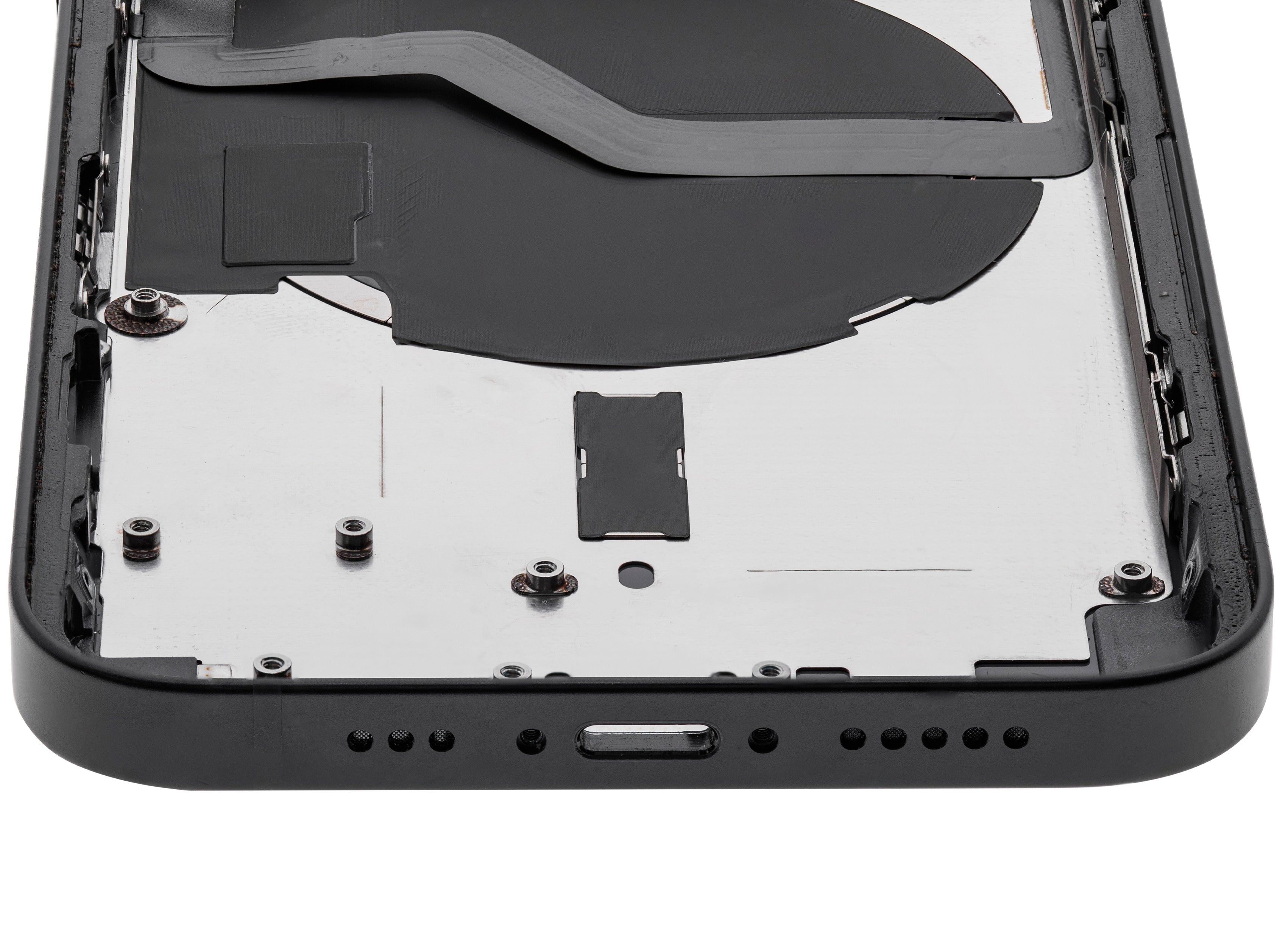 Original Apple-Ausbau A gebraucht – iPhone 12 Backcover/Rahmen Schwarz