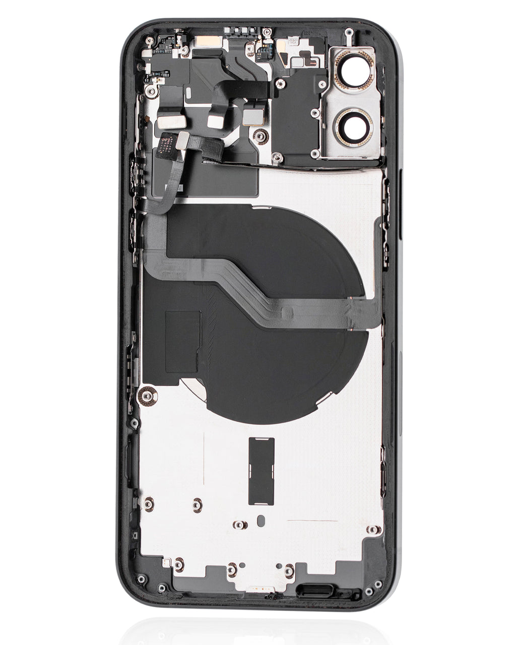 Original Apple-Ausbau A gebraucht – iPhone 12 Backcover/Rahmen Schwarz