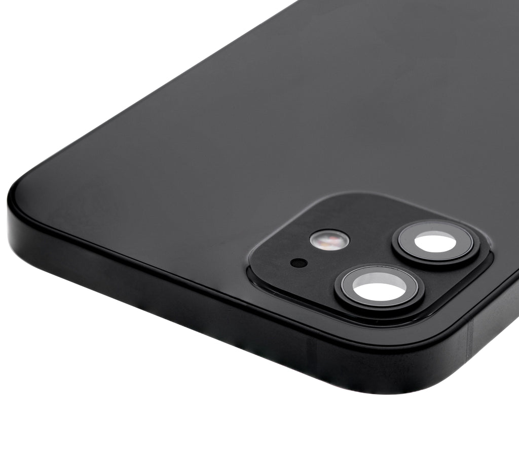 Original Apple-Ausbau A gebraucht – iPhone 12 Backcover/Rahmen Schwarz