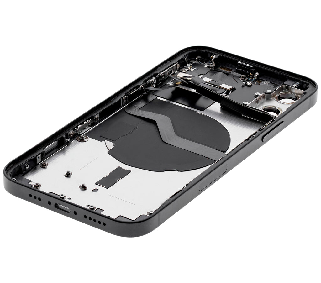 Original Apple-Ausbau A gebraucht – iPhone 12 Backcover/Rahmen Schwarz
