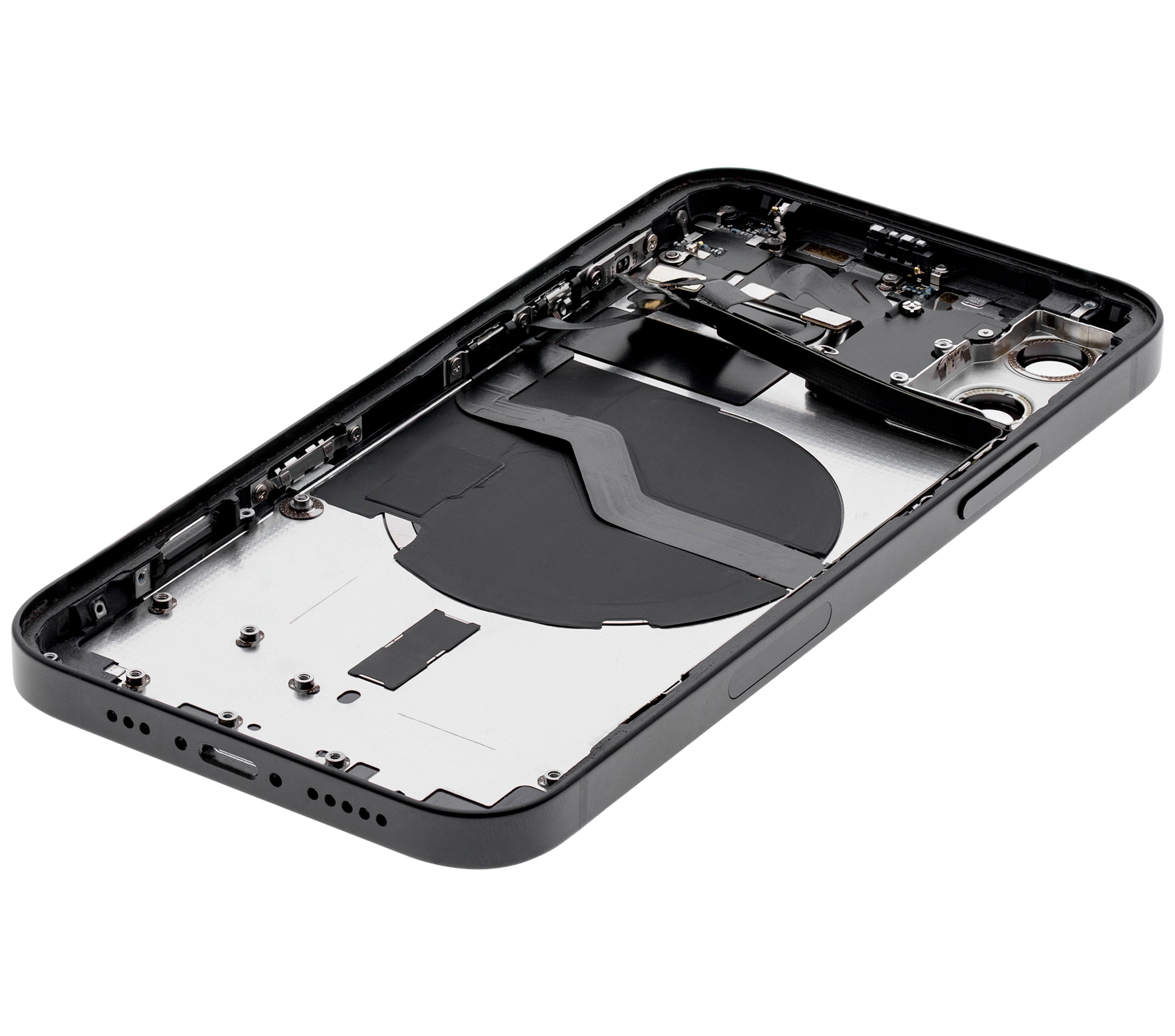 Original Apple-Ausbau A gebraucht – iPhone 12 Backcover/Rahmen Schwarz