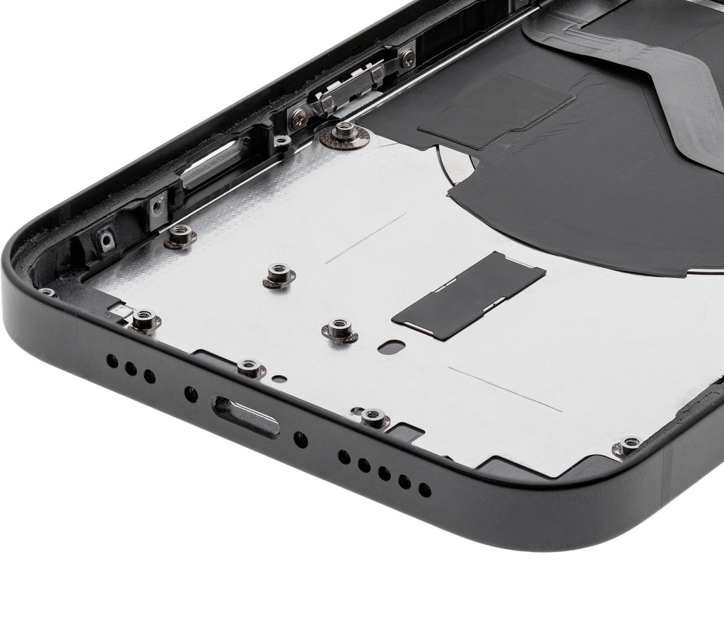 Original Apple-Ausbau A gebraucht – iPhone 12 Backcover/Rahmen Schwarz