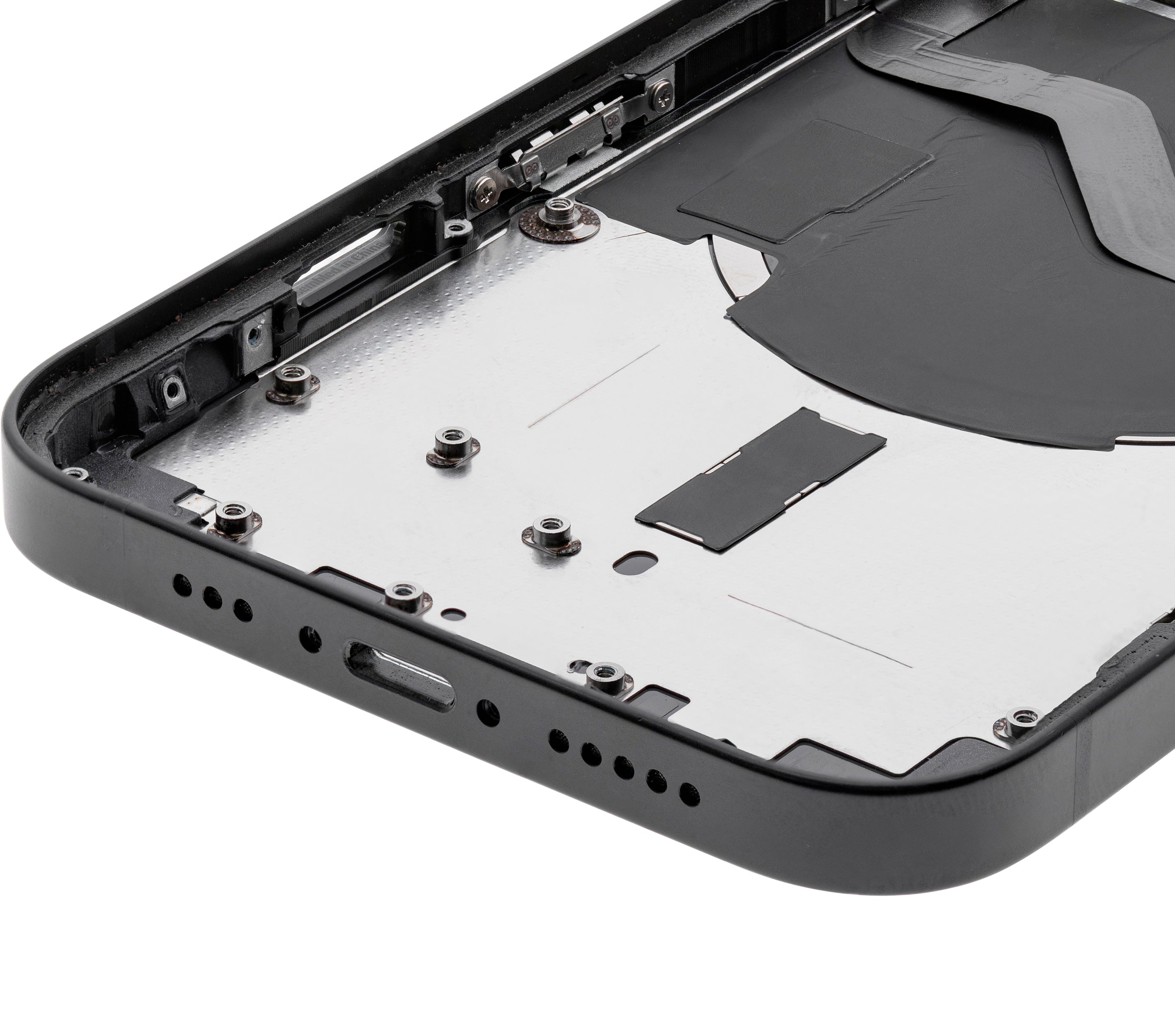 Original Apple-Ausbau A gebraucht – iPhone 12 Backcover/Rahmen Schwarz
