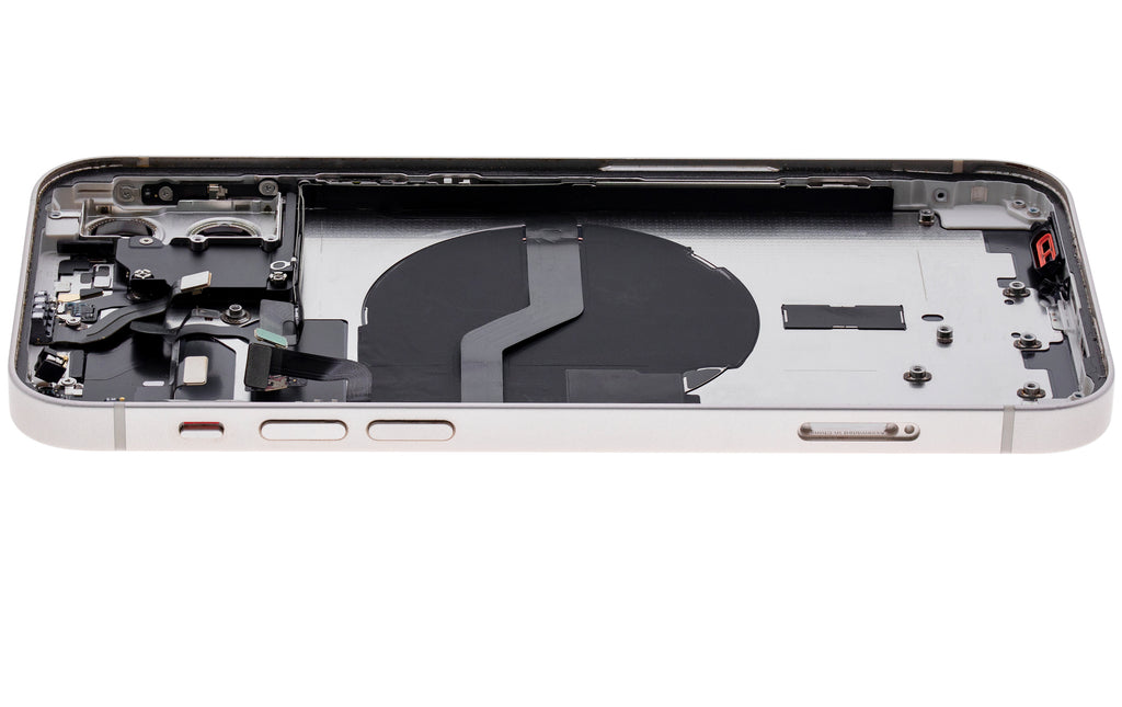 Original Apple-Ausbau B gebraucht – iPhone 12 US Version Backcover/Rahmen Weiß