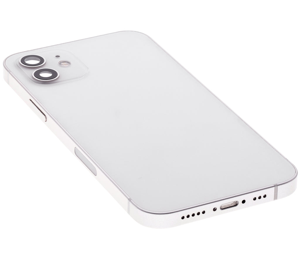 Original Apple-Ausbau B gebraucht – iPhone 12 US Version Backcover/Rahmen Weiß
