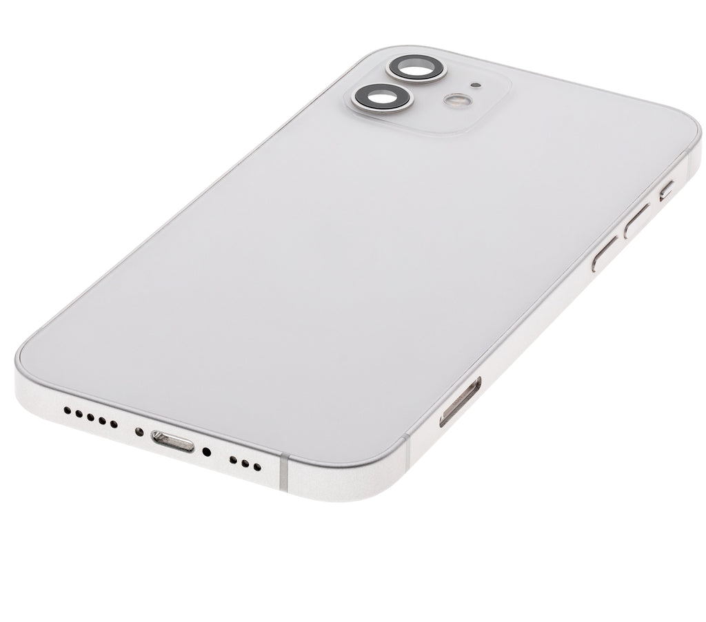 Original Apple-Ausbau B gebraucht – iPhone 12 US Version Backcover/Rahmen Weiß