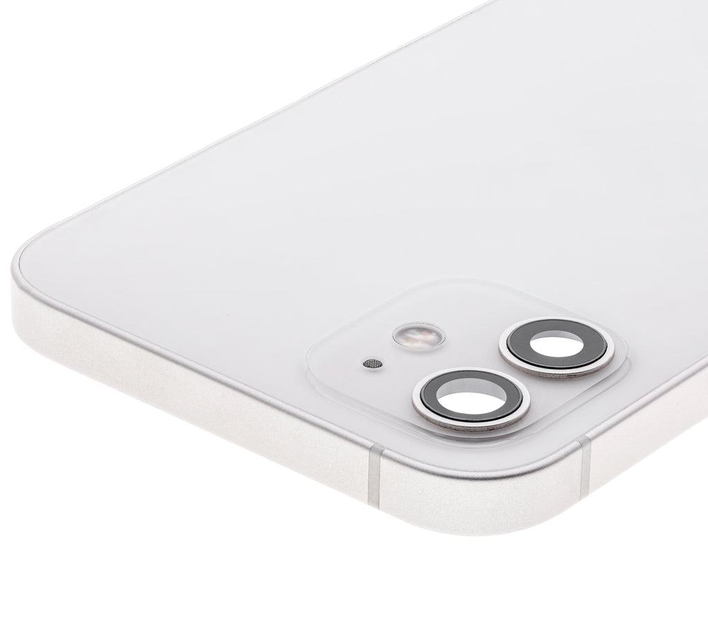 Original Apple-Ausbau B gebraucht – iPhone 12 US Version Backcover/Rahmen Weiß